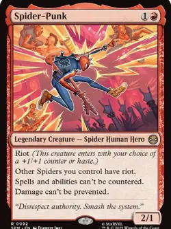 MTG Spider-Man R Spider-Punk #0092 - Image 1