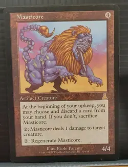 mtg MASTICORE NM Urza's Destiny 134/143 Reserve List-Argo- - Image 1