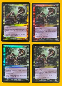 MTG VORACIOUS COBRA (Foil) (x4) Invasion (OldManMTG 011-820) - Image 1