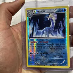 Pokemon English Aurorus 26/111 XY - Furious Fists Reverse Holo NM Pokemon Card - Image 1