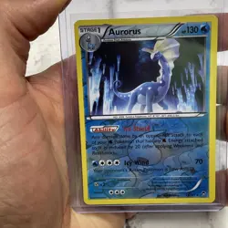 Pokemon English Aurorus 26/111 XY - Furious Fists Reverse Holo NM Pokemon Card - Image 2