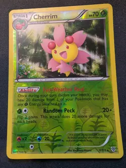 Cherrim 7/135 Plasma Storm Reverse Holo Pokemon Card | NM - Image 1
