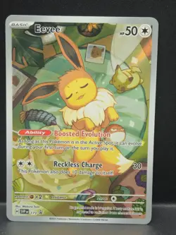 Pokemon Eevee TCG SVP 173 Scarlet & Violet Black Star Promo - Image 1