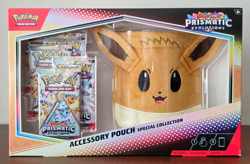 Pokemon TCG Prismatic Evolutions Accessory Pouch Special Collection - SEALED - Image 1