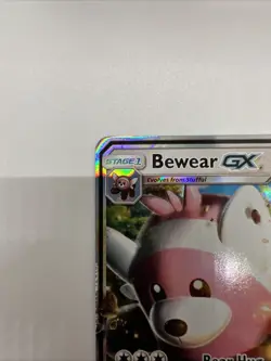 Bewear GX Pokemon Card TCG Black Star Promo SM34 Promo Holo MP - Image 4
