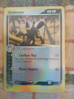 Pokemon Card Ex Sandstorm #24 Umbreon Reverse Holo Foil 2003 Pack Fresh PSA... - Image 1