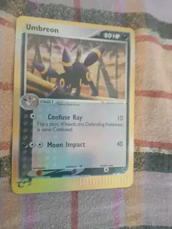 Pokemon Card Ex Sandstorm #24 Umbreon Reverse Holo Foil 2003 Pack Fresh PSA... - Image 3