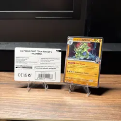 Team Rockets Tyranitar Destined Rivals Pokemon Center Exclusive Pack Fresh, LP - Image 1