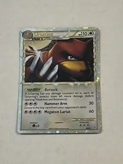 Pokemon TCG Ursaring (Prime) 89/95 Unleashed Ultra Rare Holo 2010 LOOK!! - Image 3