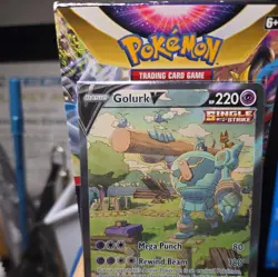Pokemon TCG Golurk V 182/203 Evolving Skies Alt Art NM/M Full Art Ultra Rare - Image 2