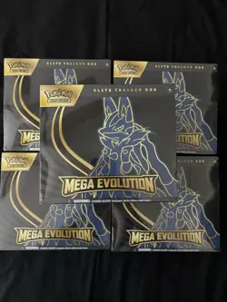 POKEMON MEGA EVOLUTION ETB ELITE TRAINER BOX MEGA LUCARIO SEALED (1) - Image 1