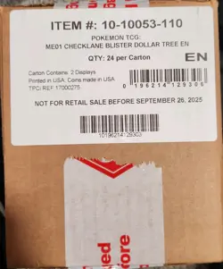 Pokemon Mega Evolutions Dollar Tree Booster Pack Case (24 Packs) FACTORY SEALED - Image 1