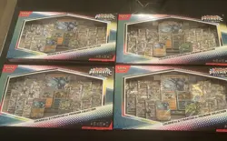 Pokemon Prismatic Evolutions Lucario EX Tyranitar EX Premium Collection LOT OF 4 - Image 1