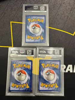 2007 Pokemon D&P Secret Wonders Charizard Blastoise Venusaur PSA 8 - Image 5