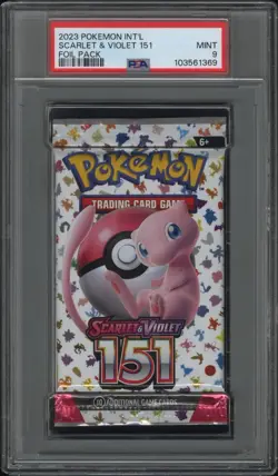 Pokemon Scarlet & Violet 151 Sealed Booster Pack PSA 9 MINT - Image 1