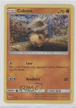 Cubone Pokemon McDonald's Collection 7 Happy Meal Promo #7 - Image 1