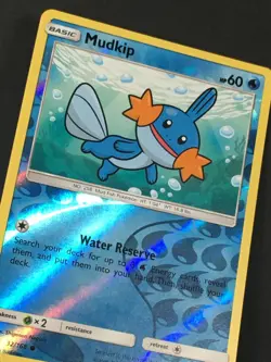 Pokemon TCG Mudkip (32) Common SM - Celestial Storm 32/168 Reverse Holo NM - Image 2