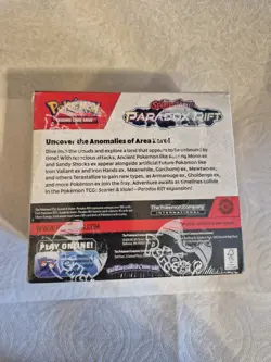 Pokemon TCG Paradox Rift Booster Box SV04 Factory Sealed New! - Image 3
