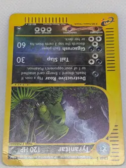 Tyranitar 040/147 Aquapolis Reverse Holo Ultra Rare Pokemon TCG Nintendo MP - Image 4