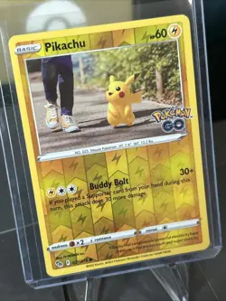 Pikachu 027/078 Pokemon GO Reverse Holo / Pack Fresh New / 2022 - Image 4
