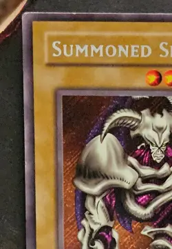 YUGIOH 2003 COLLECTOR'S TIN LOT of 2 Summoned Skull & Jinzo BPT 002 LP 011 LP+ - Image 4