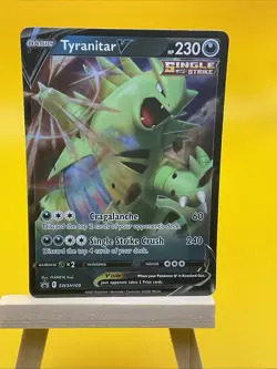 Tyranitar V SWSH109 - Black Star Promo - Holo Rare Pokemon Card - Near Mint (NM) - Image 1
