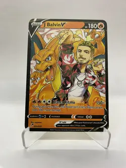 J Balvin V Gold Metal Pokemon Card-Collectible Gift Display！Christmas COOL - Image 2