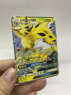 Joltion GX Gold Metal Pokemon Card-Collectible Gift Display！Christmas COOL - Image 2