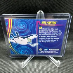 Mantine # 226 Pokemon Card Topps Johto 2001 Rare Card - Image 2