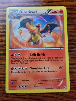 PL* Charizard Cosmos Holo 20/149 Boundaries Crossed Pokemon Card - Image 1