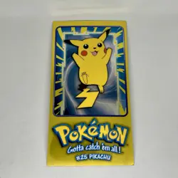1999 Topps Pokemon Jumbo Pikachu Chrome Holo Foil TV Card 1 of 5 Vintage - Image 3