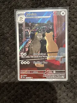 Pokemon TCG Persian Illustration Rare Holo Card 078/064 Shrouded Fable En - Image 1
