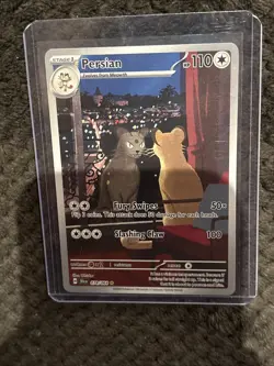Pokemon TCG Persian Illustration Rare Holo Card 078/064 Shrouded Fable En - Image 5