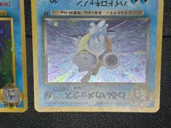 (MP) Blastoise Base Set Team Rocket Old Back 2set Japanese Pokemon Card - Image 2