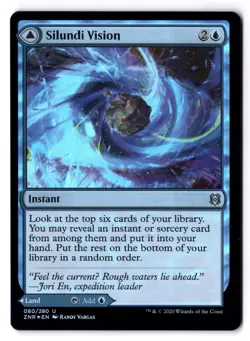 Silundi Vision NM* FOIL Zendikar Rising ENGLISH 080/280 mtg -UnltdCards - Image 1