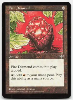MTG Fire Diamond U Mirage LP - Image 1