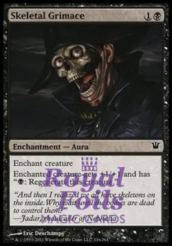 Skeletal Grimace 2x FOIL ISD MTG Innistrad Common MINT black - Image 1