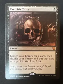 MTG Vampiric Tutor - Commander Legends - NEAR MINT - Image 1