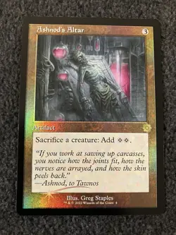 Magic The Gathering MTG - Ashnod's Altar (Retro Frame) Foil - The Brothers' War - Image 1