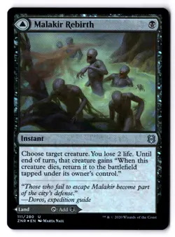 Malakir Rebirth NM* FOIL Zendikar Rising ENGLISH 111/280 mtg -UnltdCards - Image 1