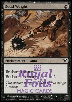 Dead Weight 2x FOIL ISD MTG Innistrad Common 1 MINT 1 VF black - Image 1