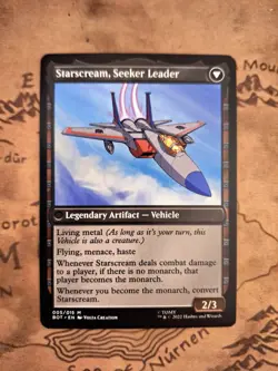 Starscream Power Hungry Starscream Seeker Leader NM MTG Transformers BOT #5 - Image 2