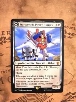 Starscream Power Hungry Starscream Seeker Leader NM MTG Transformers BOT #5 - Image 3
