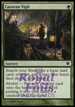 Caravan Vigil 1x FOIL ISD MTG Innistrad Common NM green - Image 1