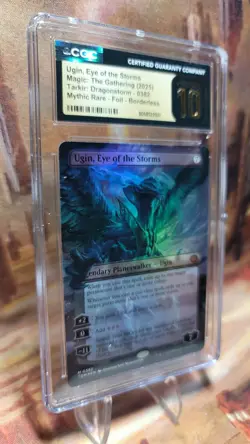 MTG Ugin, Eye of the Storms #382 Foil Borderless TDM CGC Pristine 10 Pop 1 - Image 3