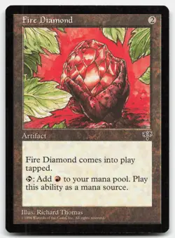 MTG Fire Diamond U Mirage LP - Image 1