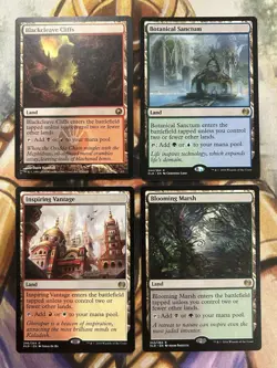 MTG Fast Lands Lot of 4 Cards Kaladesh Scars of Mirrodin Regular English - NM 🔥 - Image 1