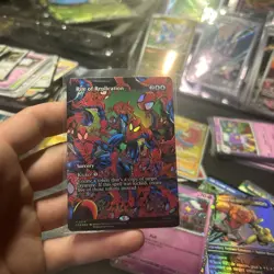 🔮 MTG: Rite of Replication (Borderless) foil Spiderman Marvel - Image 1