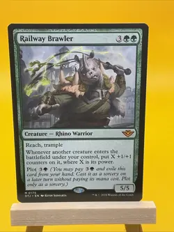 Railway Brawler 0175 MTG Near Mint - OTJ Mythic - Image 1
