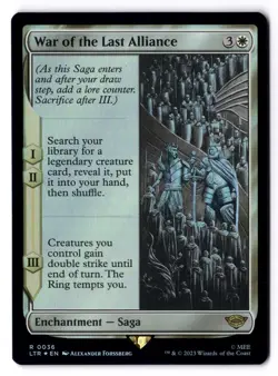 War Of The Last Alliance NM* FOIL The Lord Of The Rings 0036 mtg -UnltdCards - Image 1